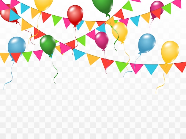 Bunte Konfetti isoliert. Festlicher Hintergrund. Alles Gute zum Geburtstag. Urlaub.