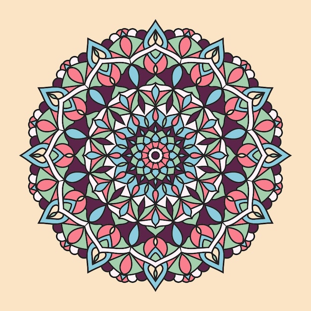 Bunte mandala design