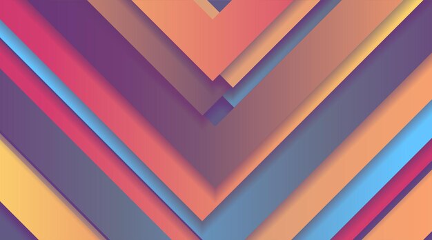 Bunte matte Streifen abstrakter geometrischer Unternehmenshintergrund