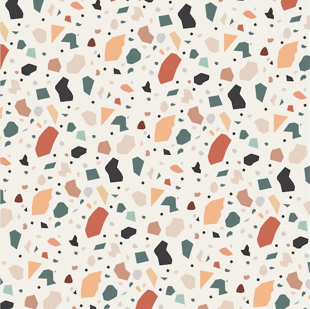 Bunte Terrazzo-Muster Textur Boden Hintergrund abstrakt