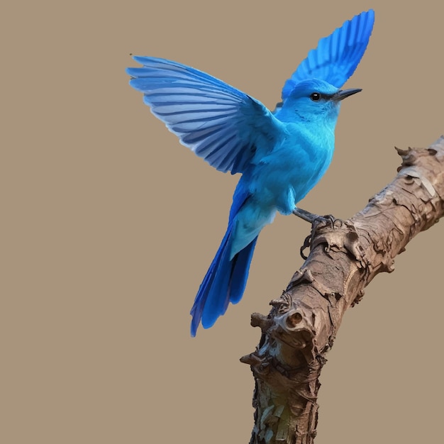 bunte Vögel auf dem Zweig eines Baumes