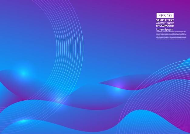 Bunter flüssiger und geometrischer abstrakter Hintergrund