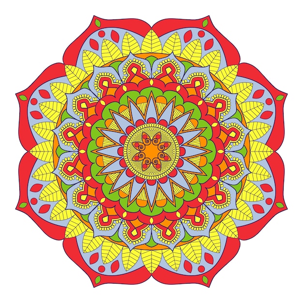 Bunter Mandala