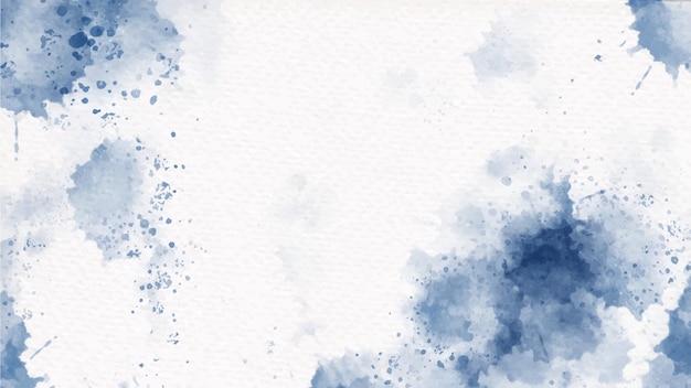 Buntes Aquarell-Spritzen des Marineblau-Indigos auf Papierhintergrund