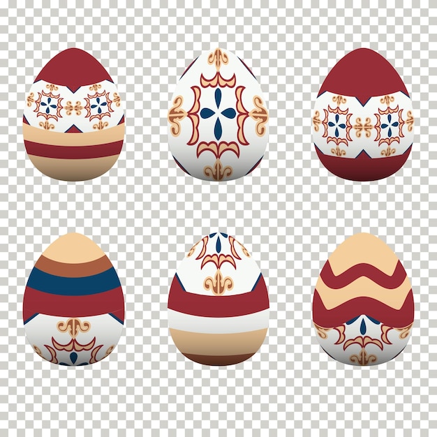 Buntes eierdesign zur feier des ostertages vektorillustration eps10