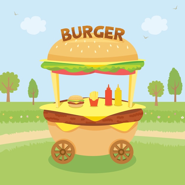 Burger cart park essen