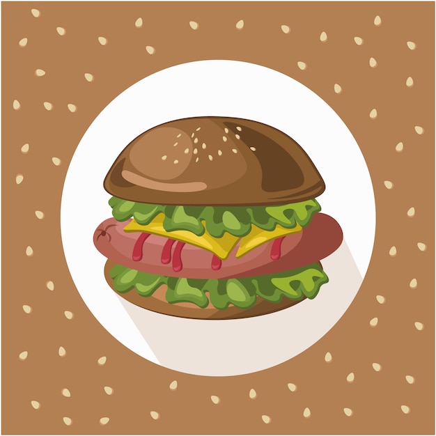 Burger hintergrund design