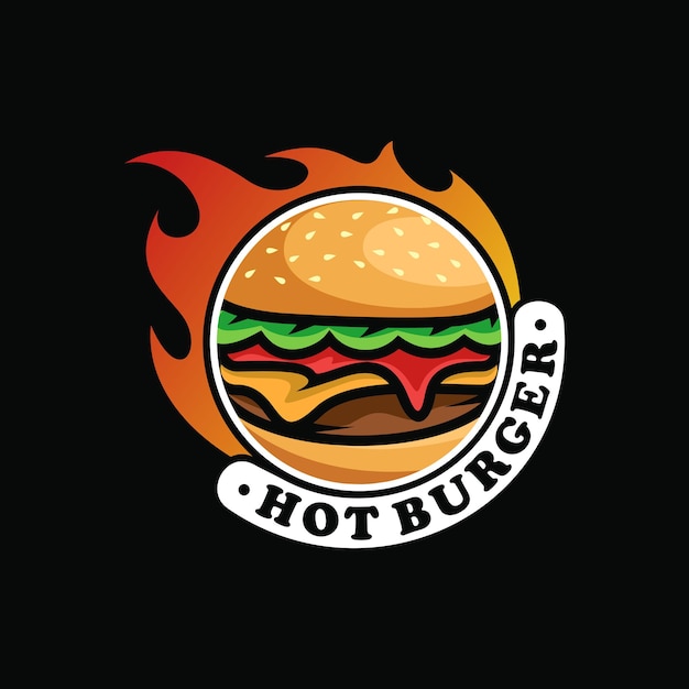 Burger logo vektor art design