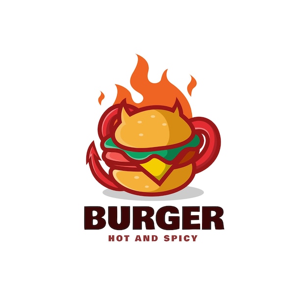 Burger logo vorlage