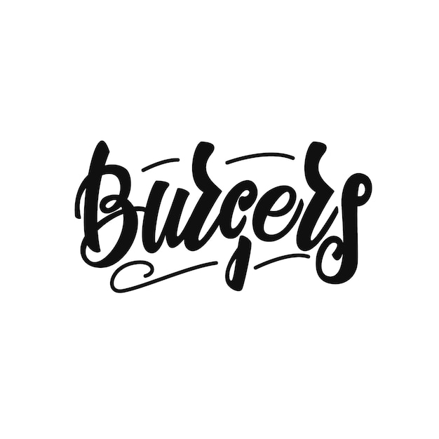 Burger-schriftzug