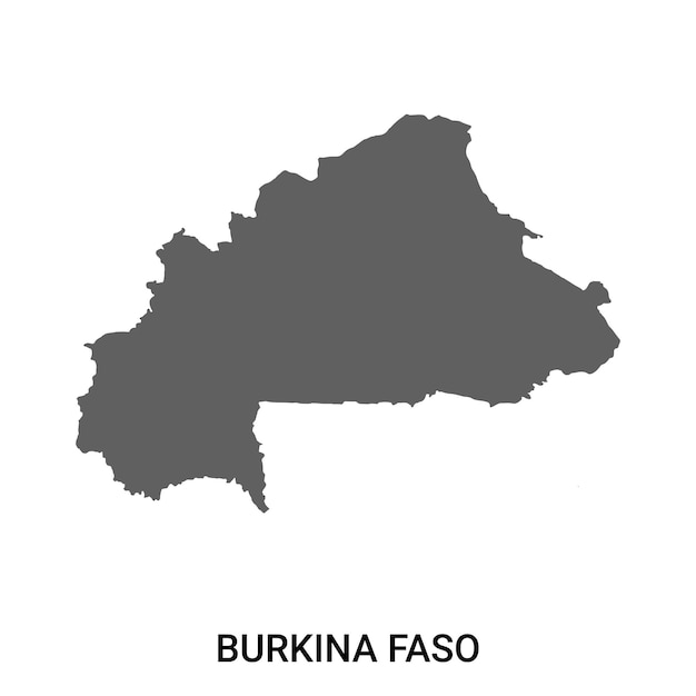 Burkina Faso Karte Karte von Burkina Faso