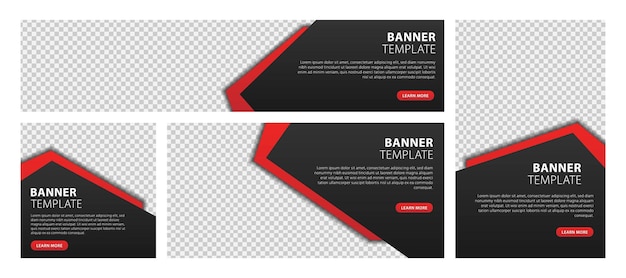 Vektor business-banner-design-web-template-set. social media cover ads banner, flyer, einladungskarte