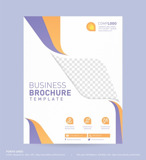 Business-Broschüre-Design-Vorlage