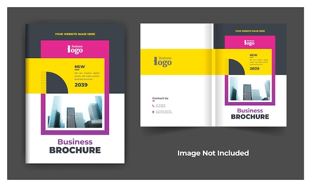 Business-broschüren-cover-design-vorlage buntes modernes corporate-layout-thema