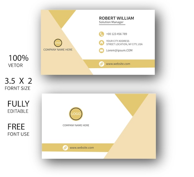 Vektor business card design