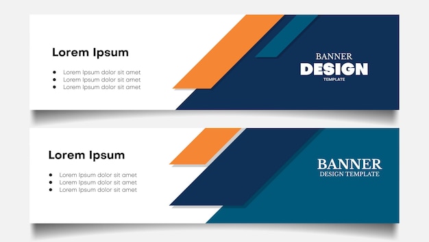 Business corporate banner-design-vorlage für ihre geschäftswerbung