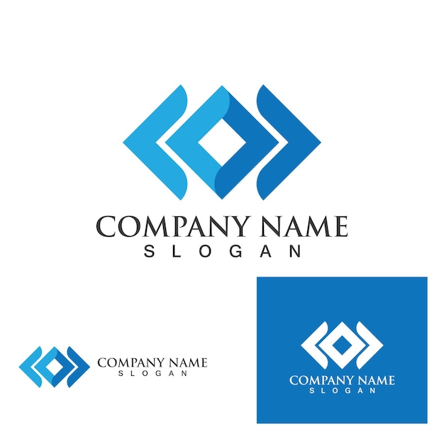 Business finance logo vorlage vektor icon design