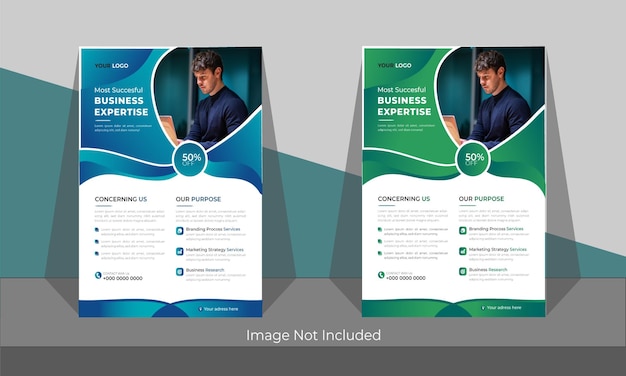 Business-Flyer-Design für Unternehmen