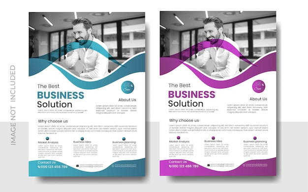 Business Flyer Design und Template und Vector Design