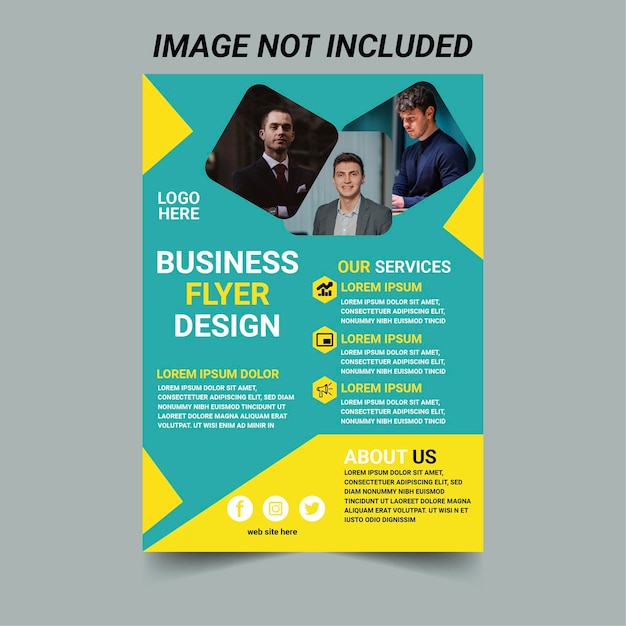 Vektor business-flyer-design