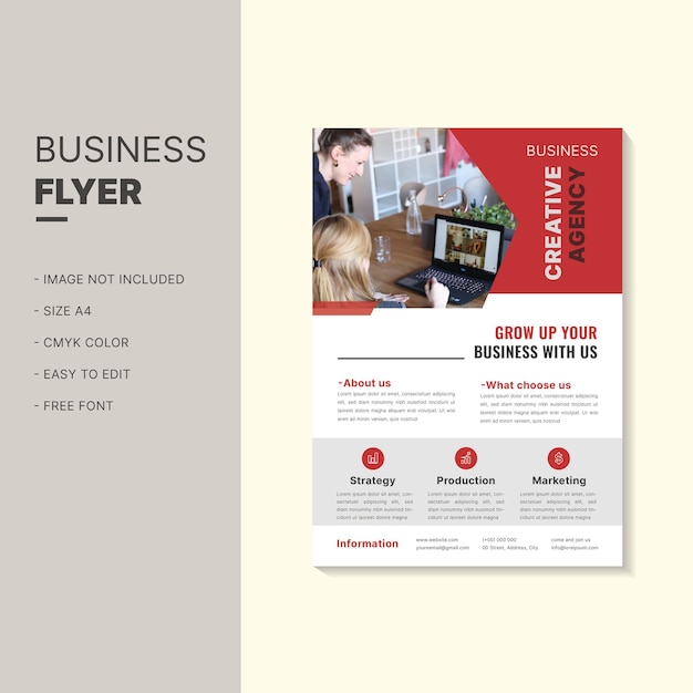 Vektor business-flyer-template-design, corporate-flyer, firmen-flyer, flyer-design, broschüren-vorlage
