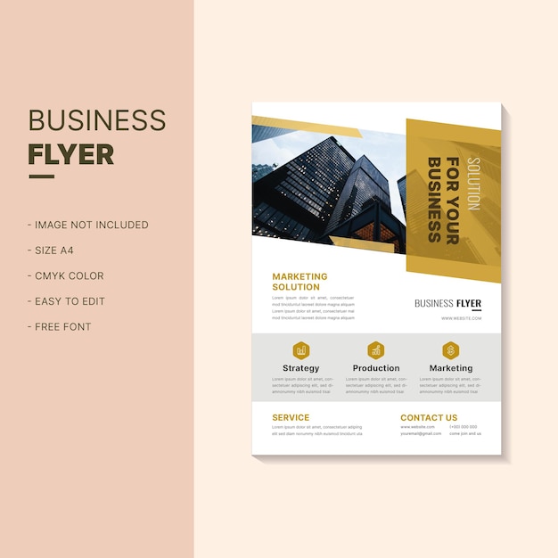 Business-Flyer-Template-Design Unternehmens-Flyer Firmen-Flyer Flyer-Design-Broschürenvorlage