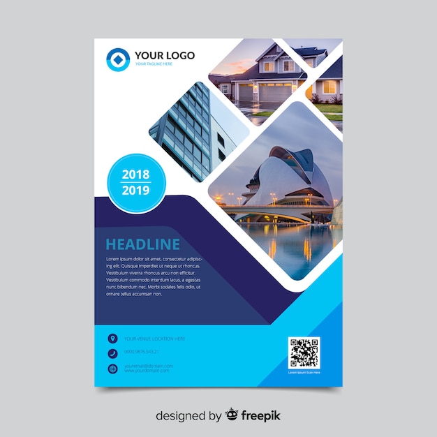 Vektor business-flyer-vorlage