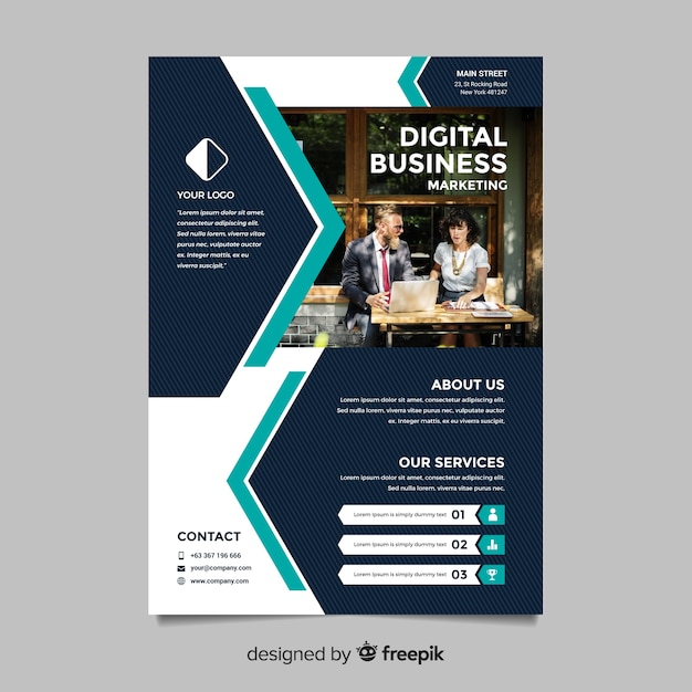 Business-Flyer-Vorlage