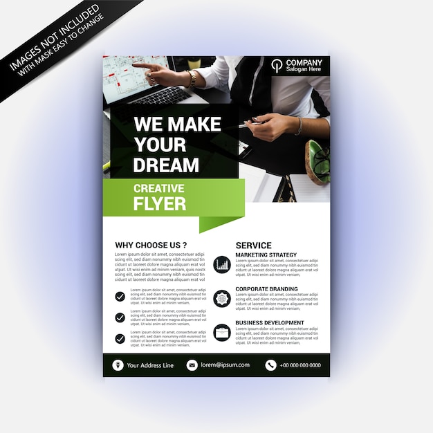 Business-flyer vorlage