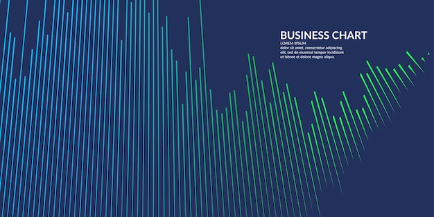 Business-grafik auf weißem hintergrund chart-analysten von wachstum und sinkenden gewinnen