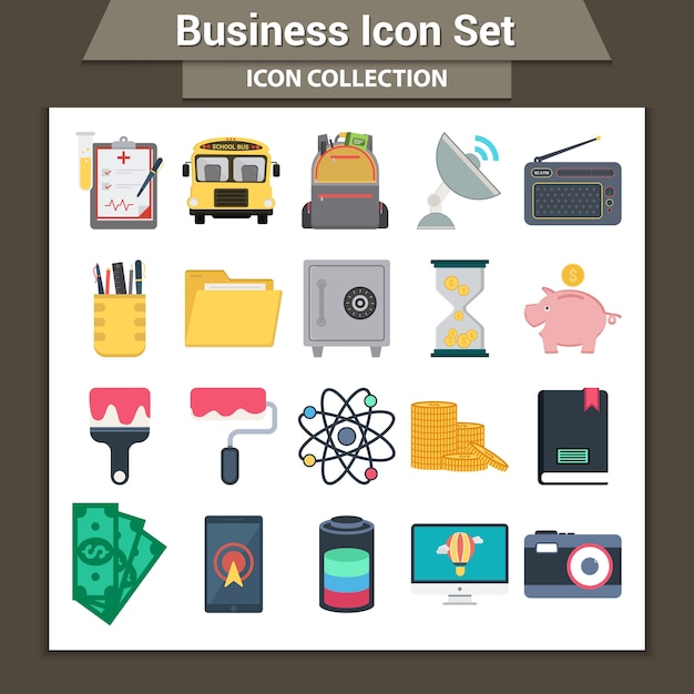 Vektor business-icon-set.