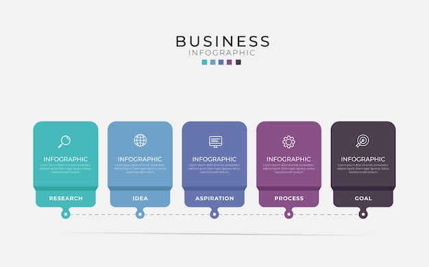 Business infografik design