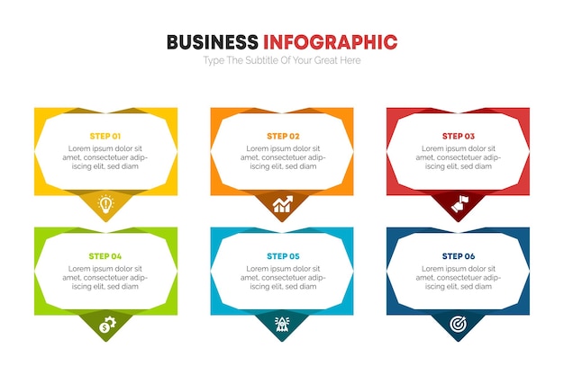 Business-Infografik-Vorlage mit 3 Kreisen