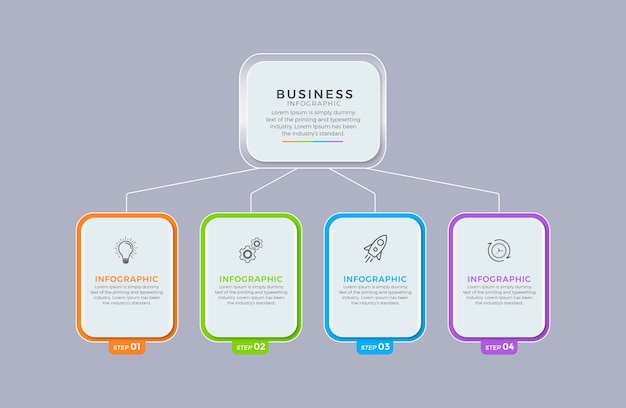 Business-Infografik-Vorlage