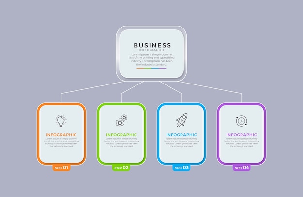 Business-Infografik-Vorlage