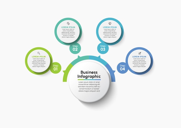 Business-infografik-vorlage