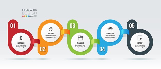 Business-Infografik-Vorlage