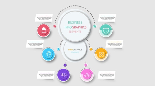 Business-infografik-vorlagenstil