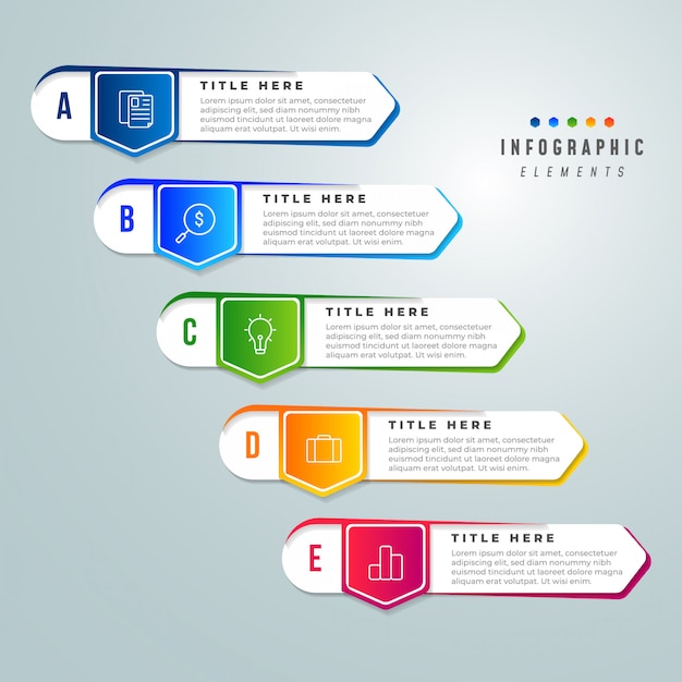 Vektor business infografiken illustration