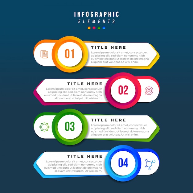 Vektor business infografiken illustration