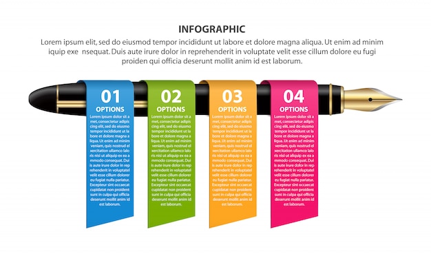 Business infografiken vorlage