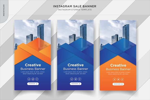 Business Instagram Geschichten Banner, Social Media Post Vorlage