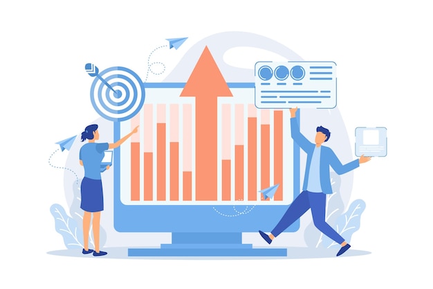 Business-Intelligence-Experten wandeln Daten in nützliche Informationsanalyse-IT-Management-Tools um