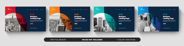 Business landing page vorlage