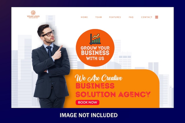 Business-Landingpage-Vorlage