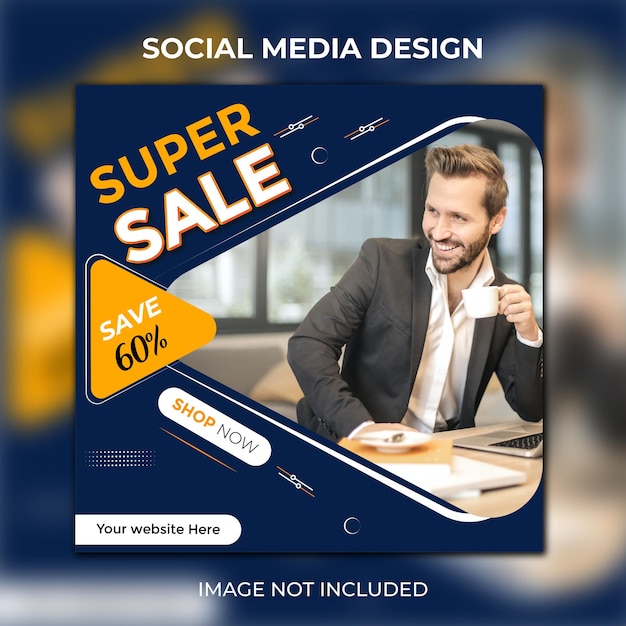 Business-live-webinar-social-media-post-banner-vorlage premium-vektor