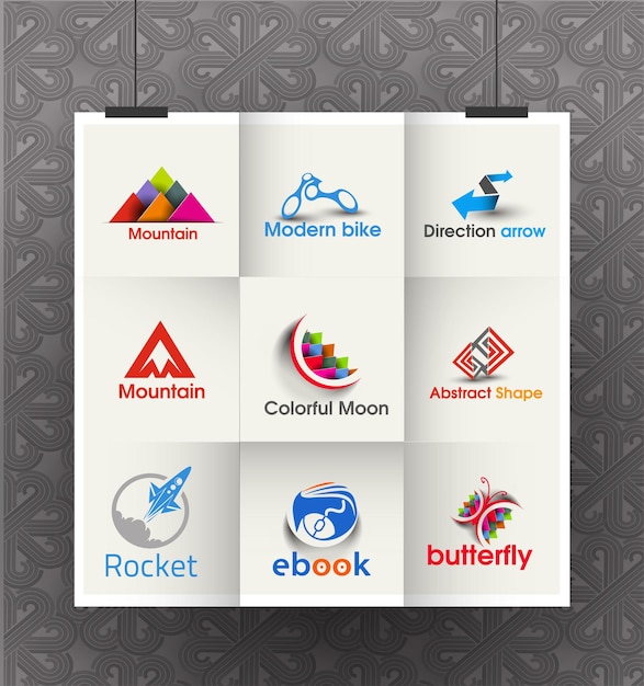 Business-logo-vorlagen-design-bundle