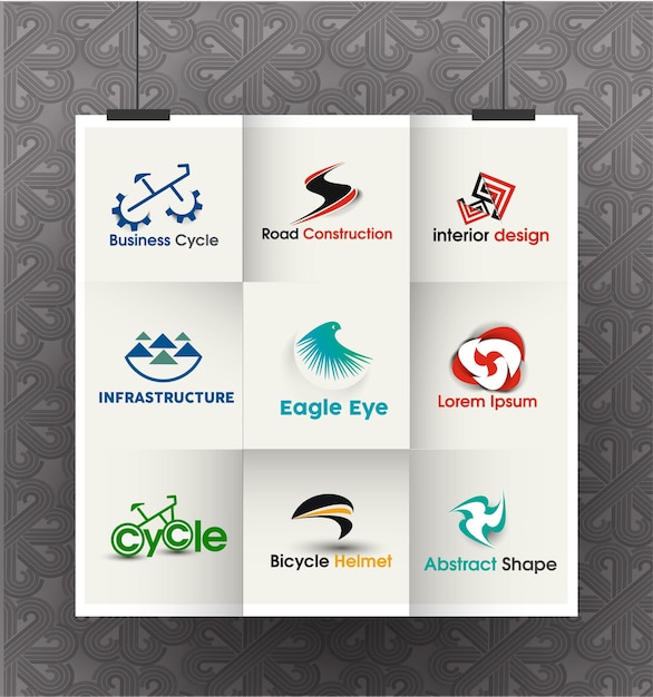 Business-logo-vorlagen-design-bundle