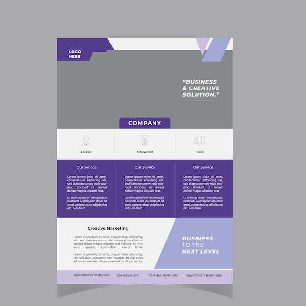 Business Marketing Trifold-Broschüre-Design für Unternehmen Business Trifold-Broschüre-Vorlage-Design D