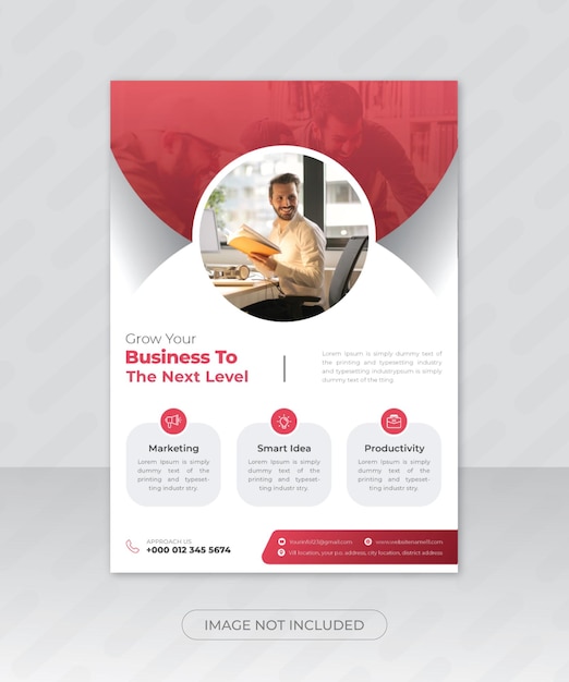 Business-Mehrzweck-Flyer-Design und Broschüren-Cover-Vorlage